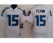 nike women nfl jerseys seattle seahawks #15 flynn white[nike]