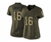 nike women nfl jerseys seattle seahawks #16 lockett army green[nike Limited Salute To Service]