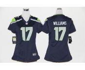 nike women nfl jerseys seattle seahawks #17 williams blue[nike]