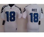 nike women nfl jerseys seattle seahawks #18 sidney rice white[nike]