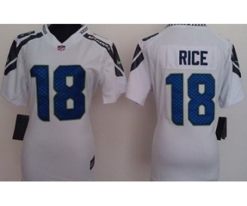 nike women nfl jerseys seattle seahawks #18 sidney rice white[nike]