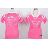 nike women nfl jerseys seattle seahawks #24 marshawn lynch pink[fashion Rhinestone sequins]