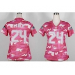 nike women nfl jerseys seattle seahawks #24 marshawn lynch pink[fashion camo]