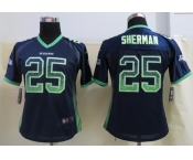 nike women nfl jerseys seattle seahawks #25 sherman blue[nike drift fashion]