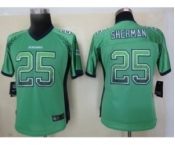 nike women nfl jerseys seattle seahawks #25 sherman green[Elite drift fashion]