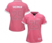 nike women nfl jerseys seattle seahawks #25 sherman pink[nike 2015]