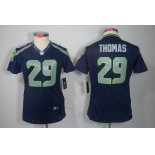 nike women nfl jerseys seattle seahawks #29 earl thomas blue[[nike limited]