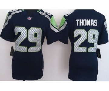 nike women nfl jerseys seattle seahawks #29 earl thomas blue[nike]