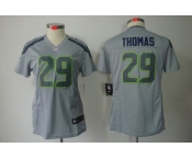 nike women nfl jerseys seattle seahawks #29 earl thomas grey[[nike limited]