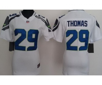 nike women nfl jerseys seattle seahawks #29 earl thomas white[nike]