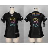 nike women nfl jerseys seattle seahawks #3 wilson black[nike fashion]