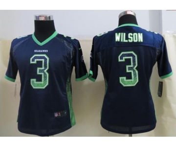 nike women nfl jerseys seattle seahawks #3 wilson blue[nike drift fashion]