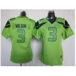 nike women nfl jerseys seattle seahawks #3 wilson green[nike limited]