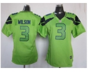 nike women nfl jerseys seattle seahawks #3 wilson green[nike limited]