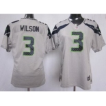 nike women nfl jerseys seattle seahawks #3 wilson grey[nike]