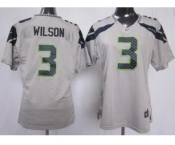 nike women nfl jerseys seattle seahawks #3 wilson grey[nike]