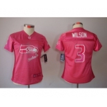 nike women nfl jerseys seattle seahawks #3 wilson pink[2012 fem fan]