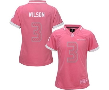 nike women nfl jerseys seattle seahawks #3 wilson pink[nike 2015]