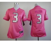 nike women nfl jerseys seattle seahawks #3 wilson pink[nike love's]