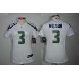 nike women nfl jerseys seattle seahawks #3 wilson white[nike limited]