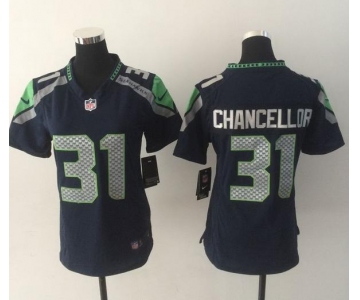 nike women nfl jerseys seattle seahawks #31 chancellor blue[nike]