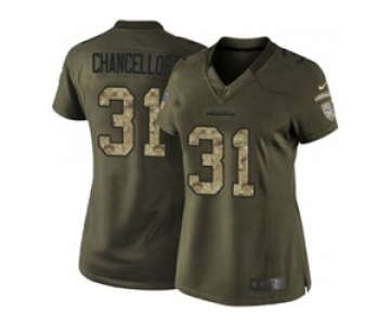 nike women nfl jerseys seattle seahawks #31 kam chancellor army green[nike Limited Salute To Service]