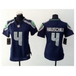 nike women nfl jerseys seattle seahawks #4 steven hauschka blue[nike]