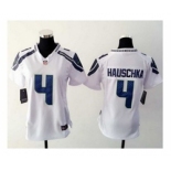 nike women nfl jerseys seattle seahawks #4 steven hauschka whtie[nike]