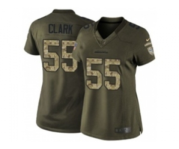 nike women nfl jerseys seattle seahawks #55 frank clark army green[nike Limited Salute To Service]