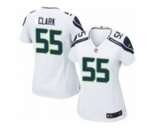 nike women nfl jerseys seattle seahawks #55 frank clark whtie[nike]