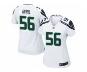 nike women nfl jerseys seattle seahawks #56 avril white[nike]