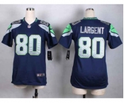 nike women nfl jerseys seattle seahawks #80 largent blue[nike]