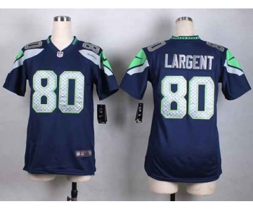 nike women nfl jerseys seattle seahawks #80 largent blue[nike]