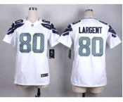 nike women nfl jerseys seattle seahawks #80 largent white[nike]