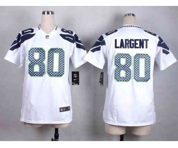 nike women nfl jerseys seattle seahawks #80 largent white[nike]