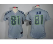 nike women nfl jerseys seattle seahawks #81 golden tate grey[nike limited]