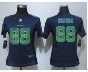 nike women nfl jerseys seattle seahawks #88 graham blue[Strobe Limited]