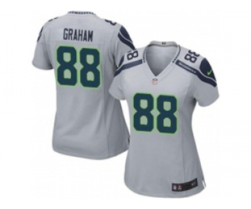 nike women nfl jerseys seattle seahawks #88 graham grey[nike]