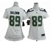 nike women nfl jerseys seattle seahawks #89 baldwin white[nike]