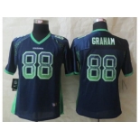 women jerseys nike seattle seahawks #88 jimmy graham blue [drift fashion]