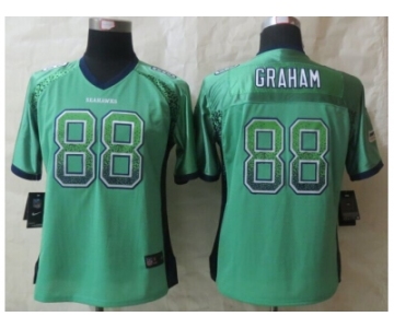 women jerseys nike seattle seahawks #88 jimmy graham green [drift fashion]