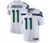 Youth Nike Seattle Seahawks #11 Sebastian Janikowski White Vapor Untouchable Limited Player NFL Jersey