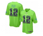 Youth Nike Seattle Seahawks 12th Fan Limited Green Strobe NFL Jersey