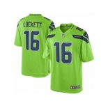 Youth Nike Seattle Seahawks #16 Tyler Lockett Green Stitched NFL Limited Rush Jersey