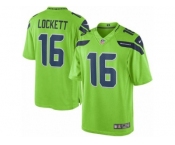 Youth Nike Seattle Seahawks #16 Tyler Lockett Green Stitched NFL Limited Rush Jersey