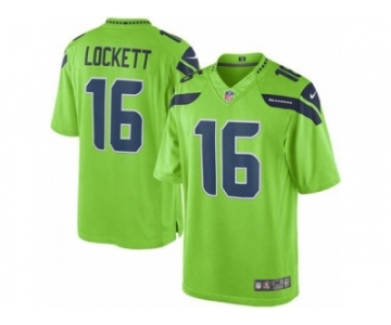 Youth Nike Seattle Seahawks #16 Tyler Lockett Green Stitched NFL Limited Rush Jersey