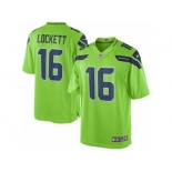 Youth Nike Seattle Seahawks #16 Tyler Lockett Limited Green Rush NFL Jerseys