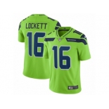 Youth Nike Seattle Seahawks #16 Tyler Lockett Vapor Untouchable Limited Green NFL Jersey