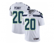 Youth Nike Seattle Seahawks #20 Rashaad Penny White Stitched NFL Vapor Untouchable Limited Jersey