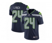 Youth Nike Seattle Seahawks #24 Marshawn Lynch Vapor Untouchable Limited Steel Blue Team Color NFL Jersey